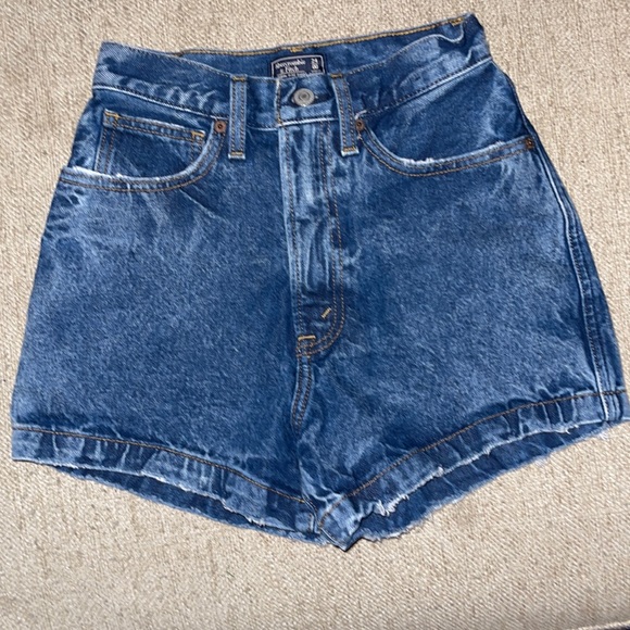 Abercrombie & Fitch Pants - Abercrombie & Fitch Natural Rise Denim Jean Short 00 - G